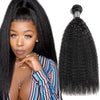 Kinky straight 1 Bundle Natural Nolor 100% Human Virgin Brazilian Hair Weaves Sale Store COMELYHAIRS®