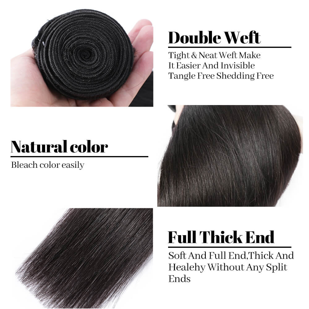 Deep wave 1 Bundle Natural Nolor 100% Human Virgin Brazilian Hair Weaves Sale Store COMELYHAIRS®