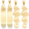 Straight Bundles 613 Blonde 100% Human Virgin Brazilian Hair Weaves Sale Store COMELYHAIRS®