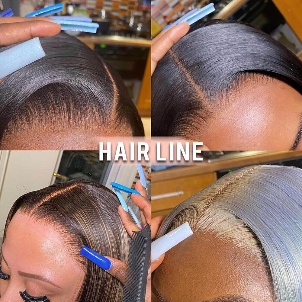 Water wave transparent lace full frontal lace front natural black 13x4 13x6 human virgin hair wigs waterwave 180% 250% COMELYHAIRS™