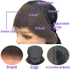 Full Frontal Wig Hd/Transparent Lace Human Virgin Hair Straight/Body Wave/Deep Curl/Deep Wave 180% 250%