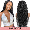 Deep curl 5x5 closure wig deepcurl HD lace Transparent lace natural color 150% 200% human virgin hair COMELYHAIRS™