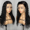 Water wave 4x4 closure wig waterwave HD lace Transparent lace natural color 150%  200% human virgin hair COMELYHAIRS™